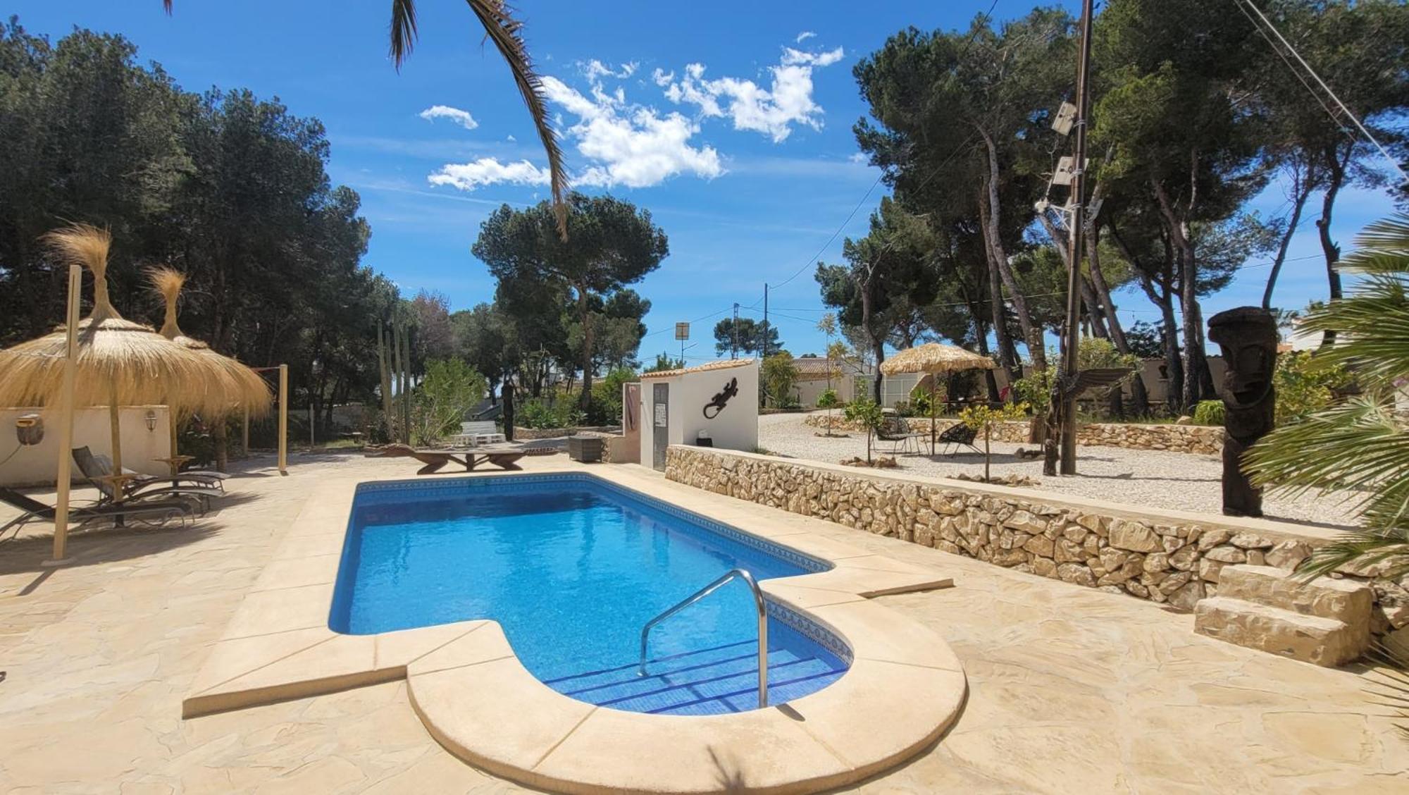 Casa Caledonia - Appartement Dans Villa Avec Jardin Arbore Et Piscine A 500 M De La Mer Benissa Exterior foto